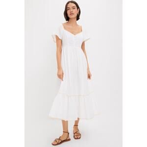 POMANDER PLACE Dainty Eyelet Holley Dress Size L NWT Retail $188 Tuckernuck